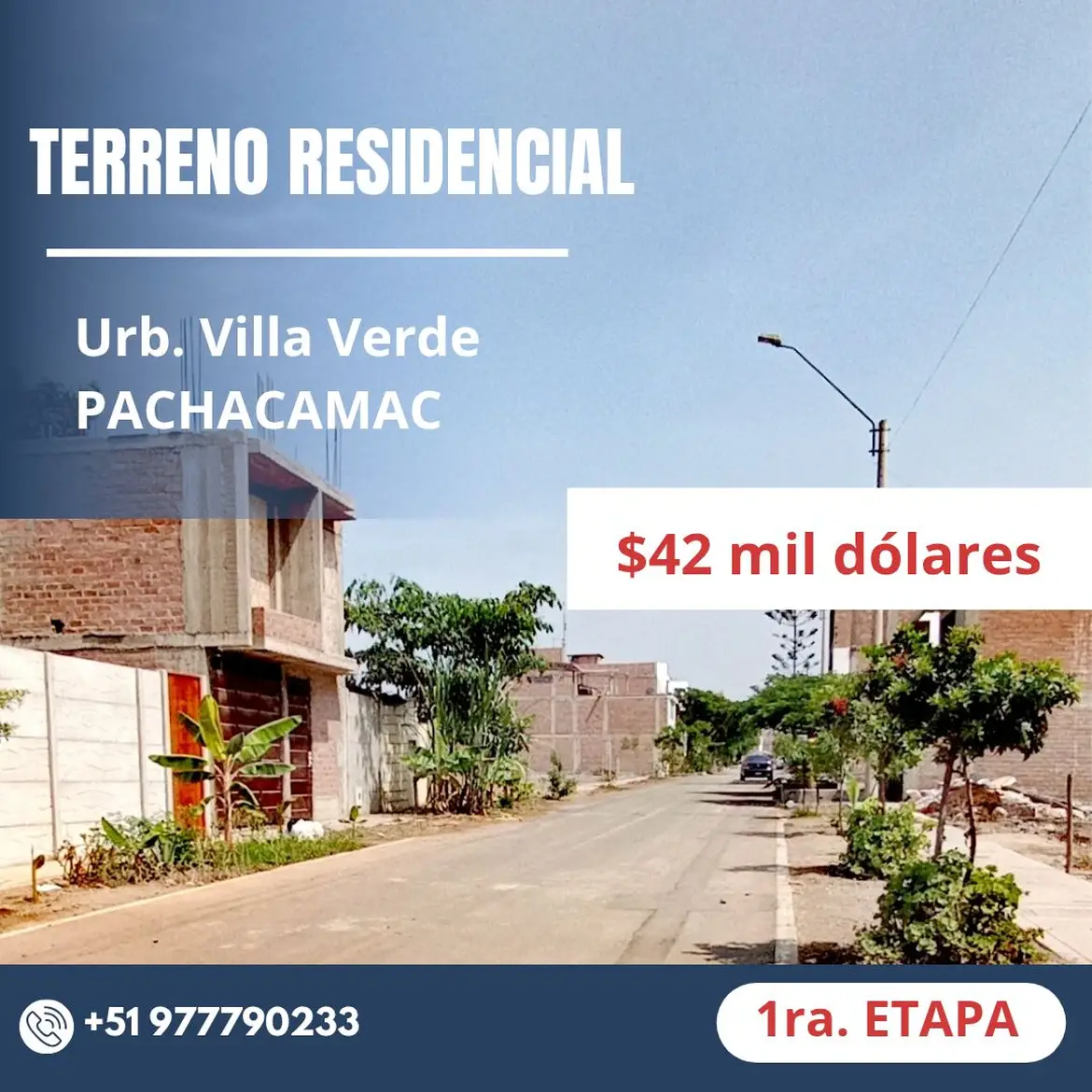 Terreno de , Lima · Venta Terreno  en Pachacámac