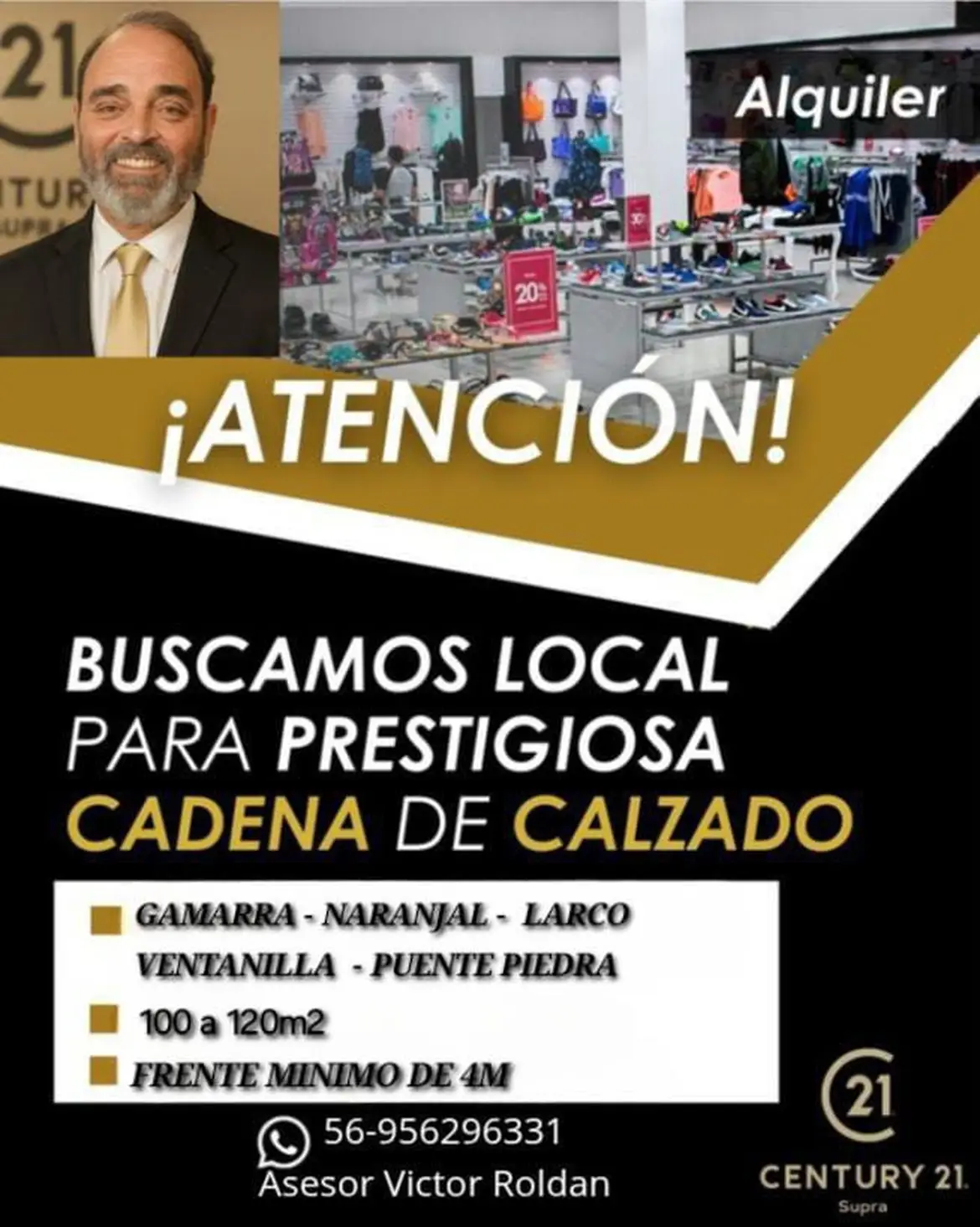 Local comercial de , Lima · Alquiler Local comercial  en