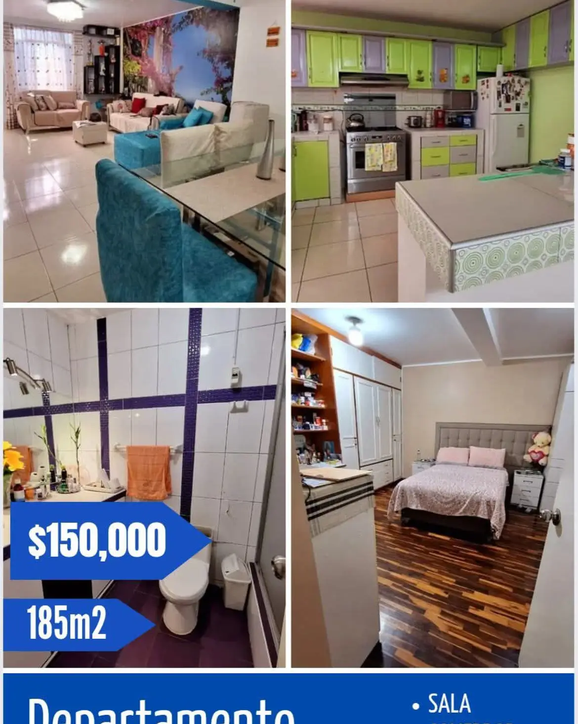 Departamento de 4 habitaciones, Lima · Venta Departamento  en San Martín De Porres