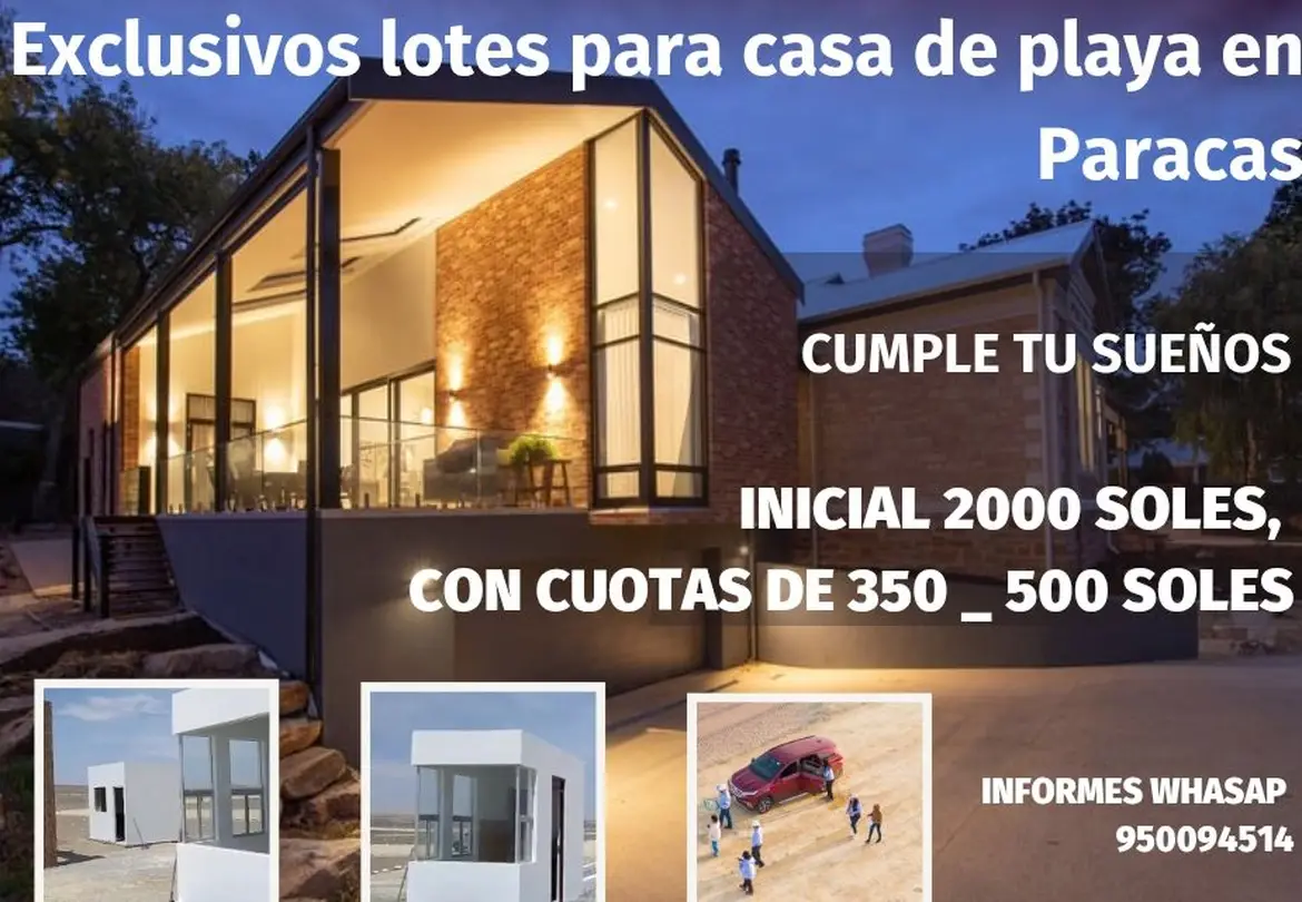 Terreno de , Pisco · Venta Terreno  en Paracas