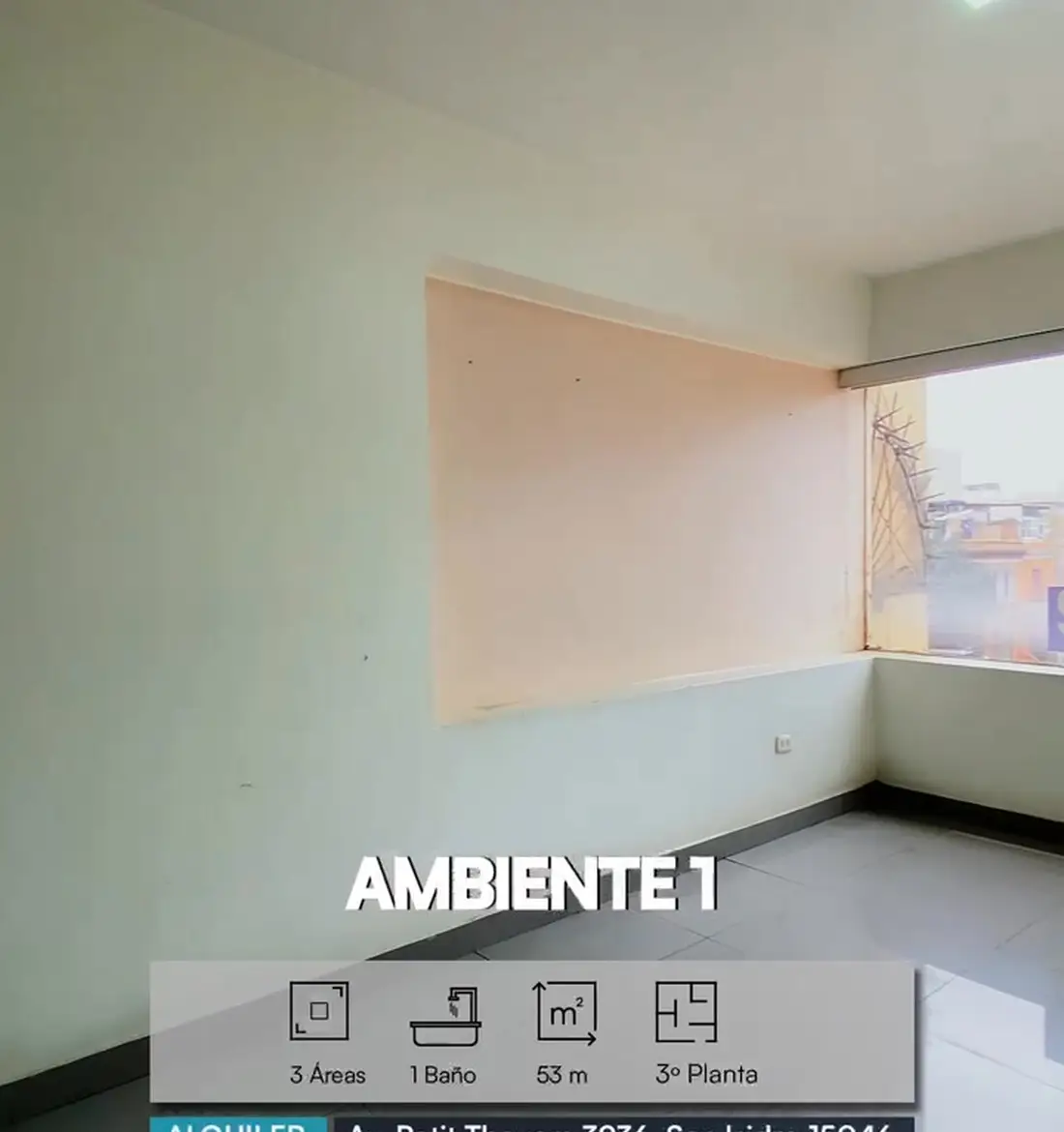 Oficina de 3 habitaciones, Lima · Alquiler Oficina  en