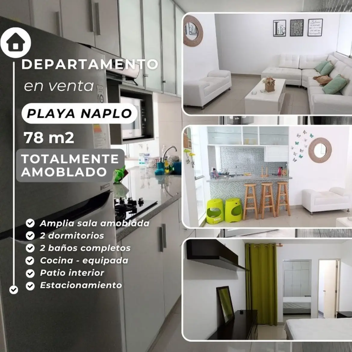 Departamento de 2 habitaciones, Lima · Venta Departamento  en