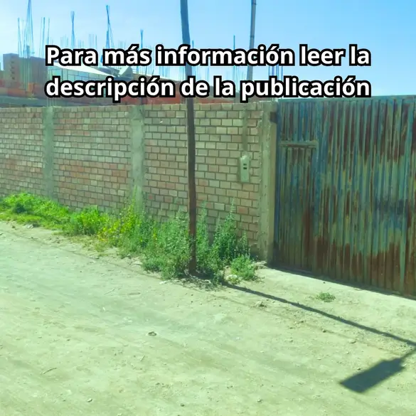 Terreno de 7 habitaciones, Lima · Venta Terreno  en