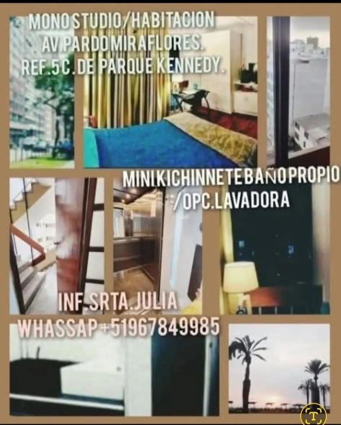 Cuarto de 1 habitaciones, Lima · Alquiler Cuarto  en Miraflores